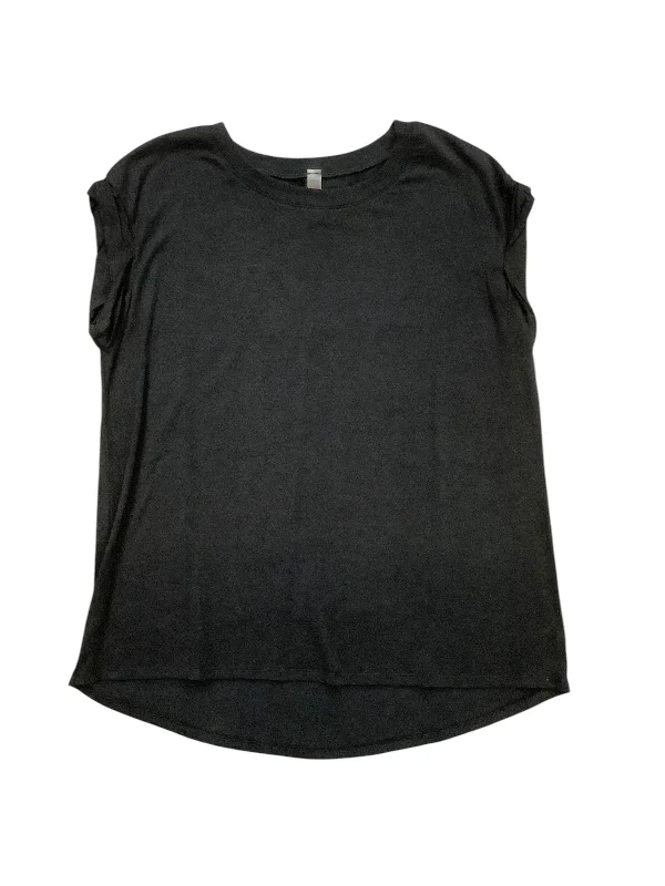 Top Short Sleeve Basic By Mono B In Black, Size: S