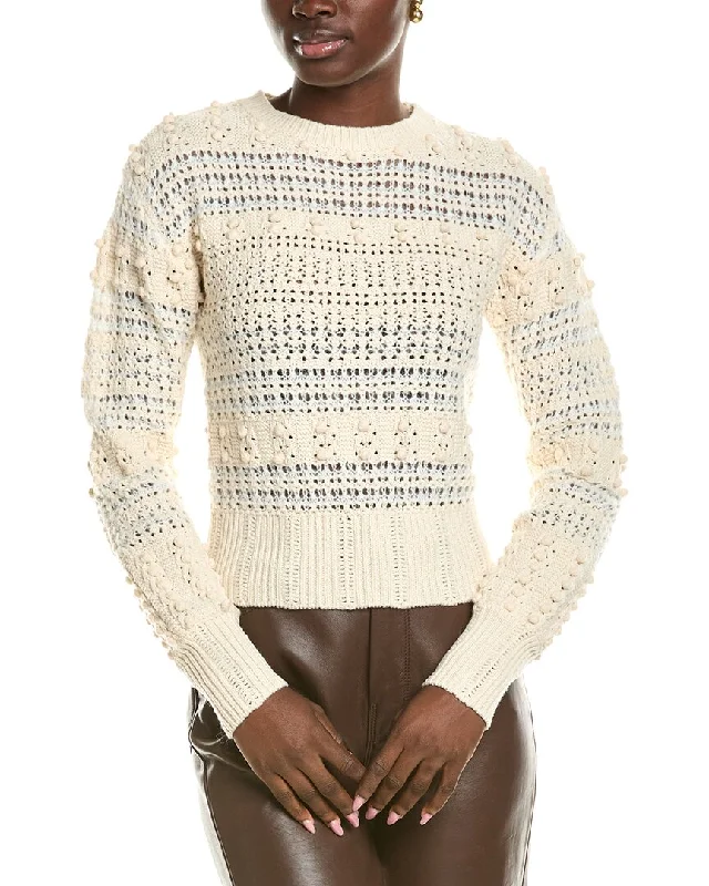 rag & bone Open Popcorn Knit Wool-Blend Sweater