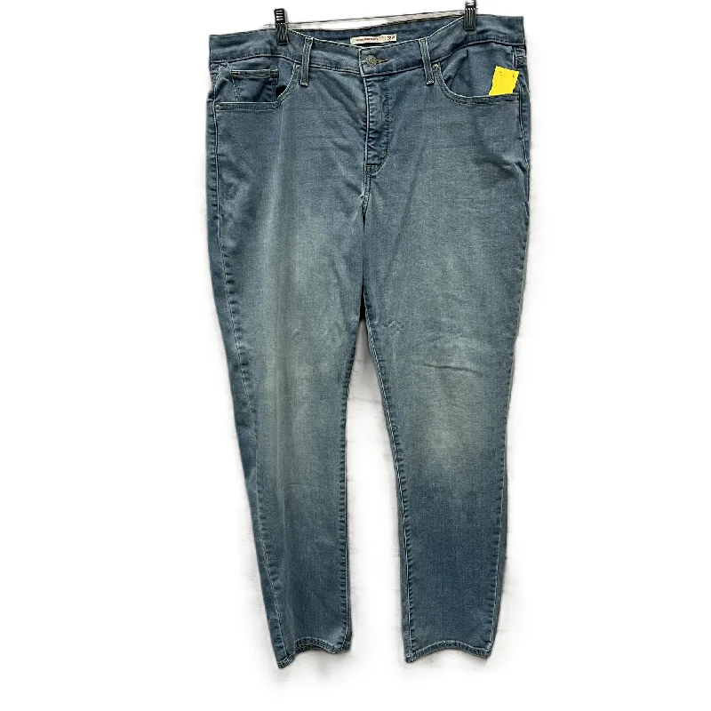 Jeans Skinny By Levis In Blue, Size: 22