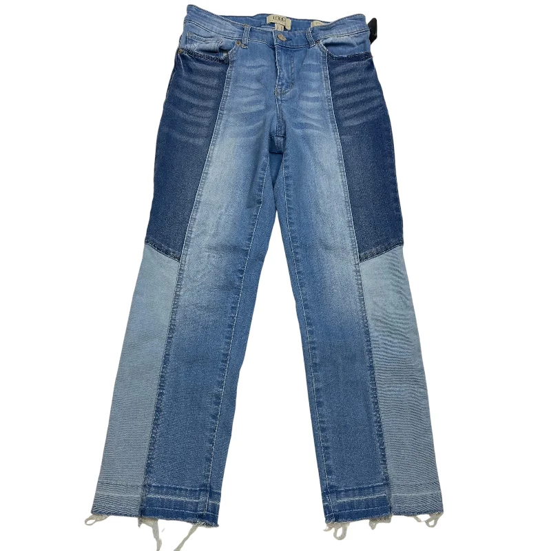 Jeans Skinny By Logo In Blue Denim, Size: 4p