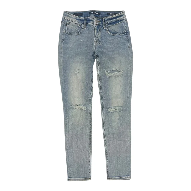 Jeans Skinny By Vigoss In Blue Denim, Size:2