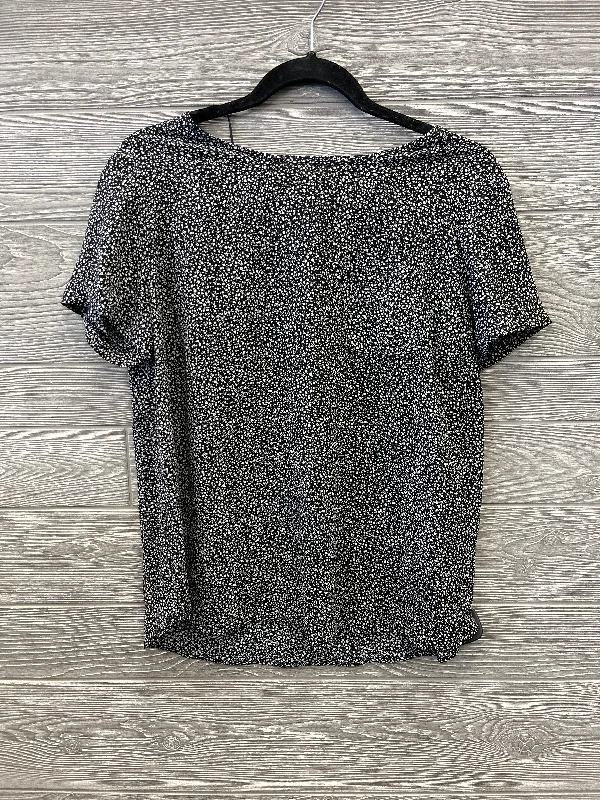 Top Short Sleeve By Lc Lauren Conrad In Black, Size: S