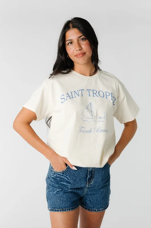 Saint Tropez Oversized Graphic Tee