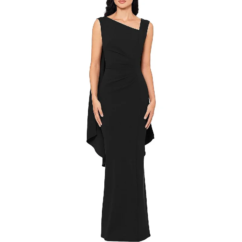 Xscape Womens Capelet Long Evening Dress