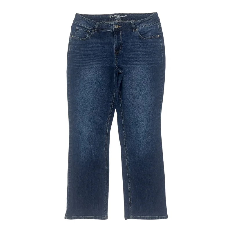 Jeans Straight By Maurices In Blue Denim, Size:14