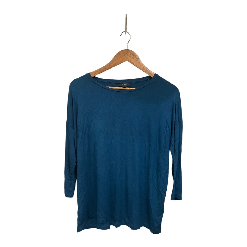 Top Long Sleeve By Alfani In Blue, Size: S