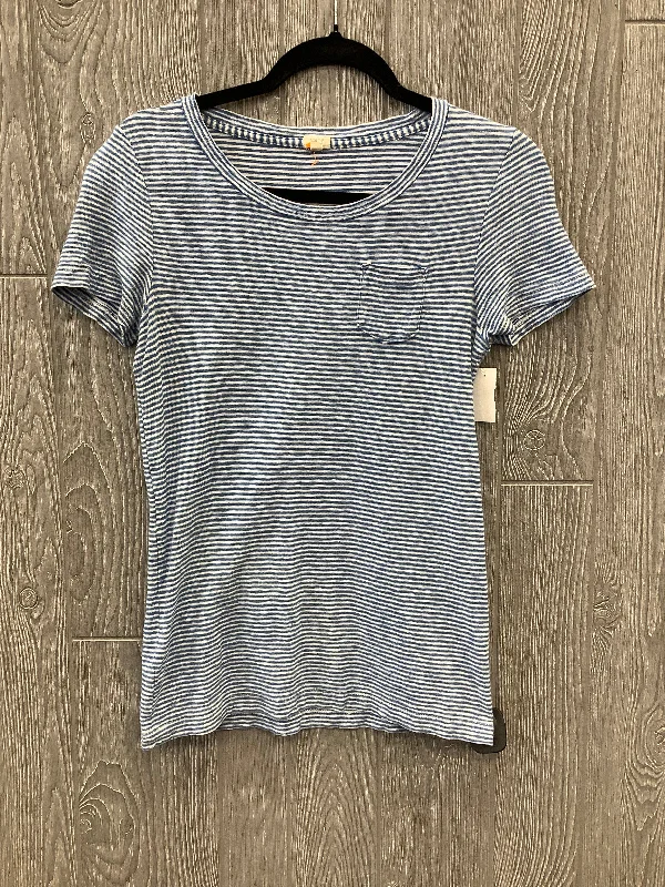 Top Short Sleeve By J. Crew In Blue, Size: S