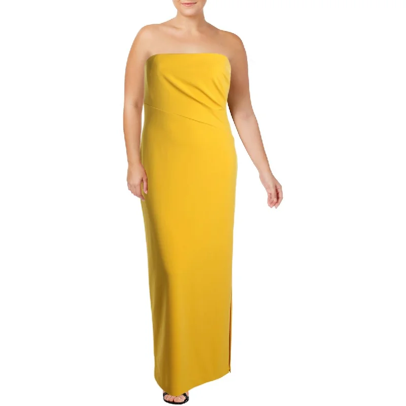 Lauren Ralph Lauren Womens Tichina Strapless Off-The-Shoulder Evening Dress