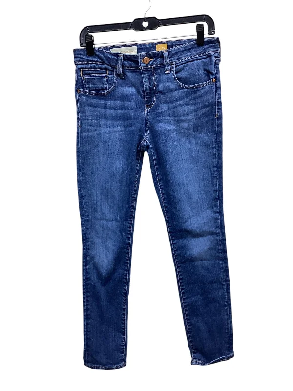 Jeans Skinny By Pilcro In Blue Denim, Size: 8