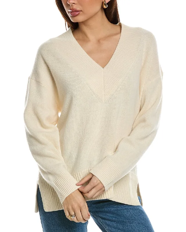 Reiss Seren Oversized Wool & Cashmere-Blend Sweater