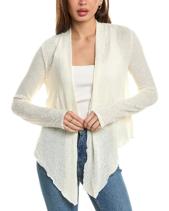 Bobeau Tie Front Cardigan