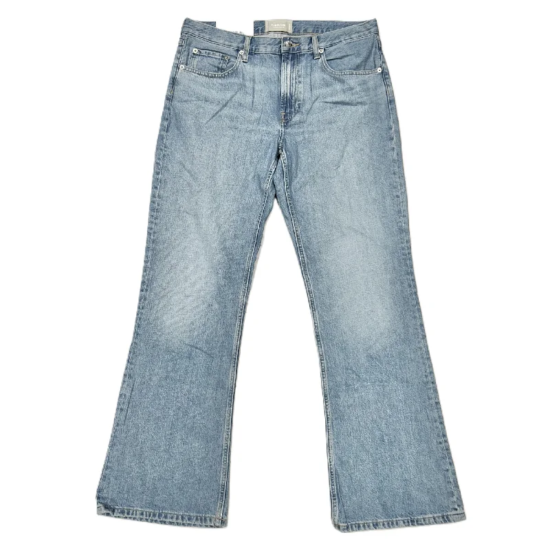 Jeans Flared By Everlane In Blue Denim, Size: 10