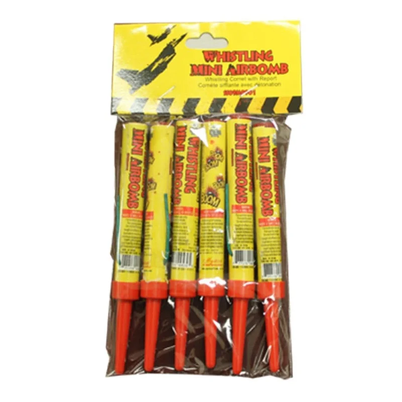 Whistling Mini Airbomb 6/pkg