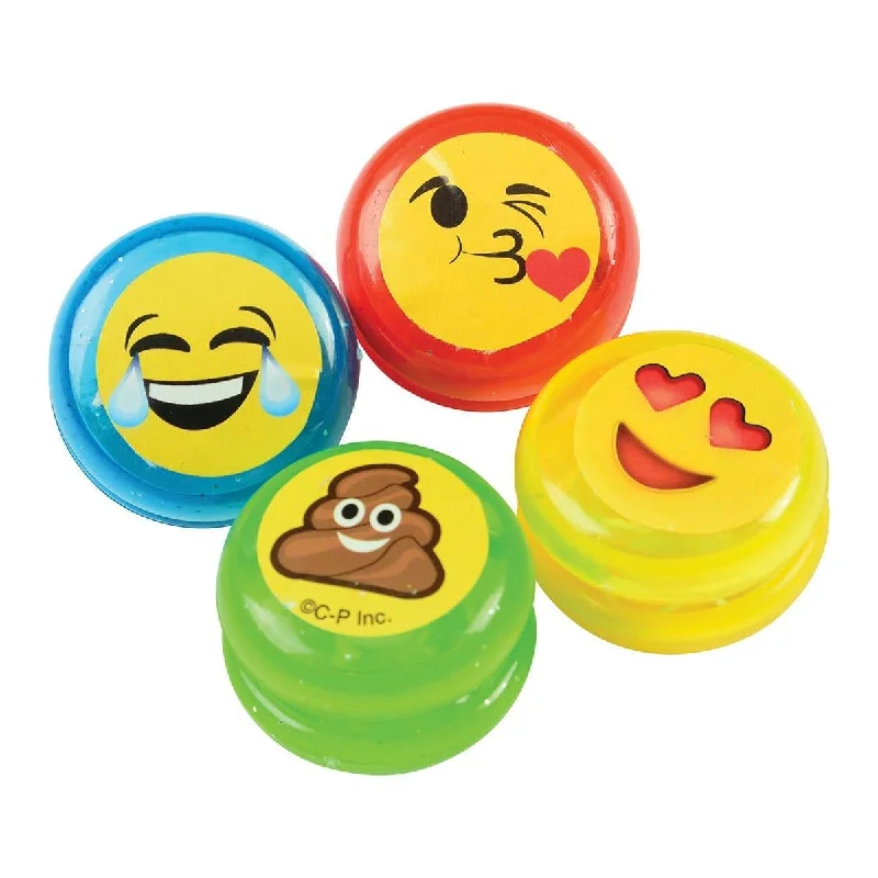 Emoji mini yoyos, 12 per package