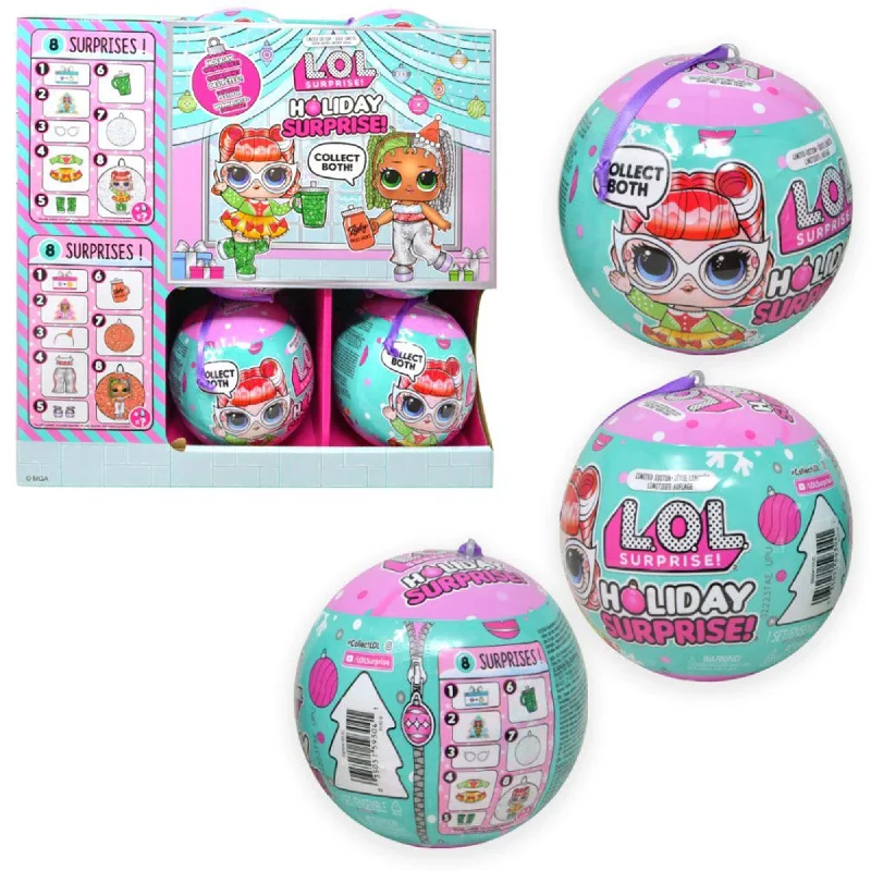 LOL Surprise Mini Figures, Holiday, Assortment, 1 Count