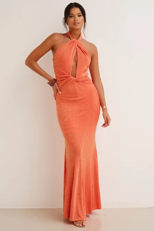 Malibu Maxi Dress Orange