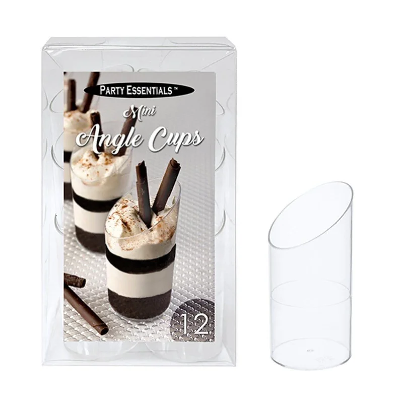 Mini Angle Cup 3 Oz.,  12 Count