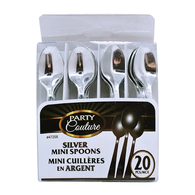 Mini Spoons - Silver 20/pkg