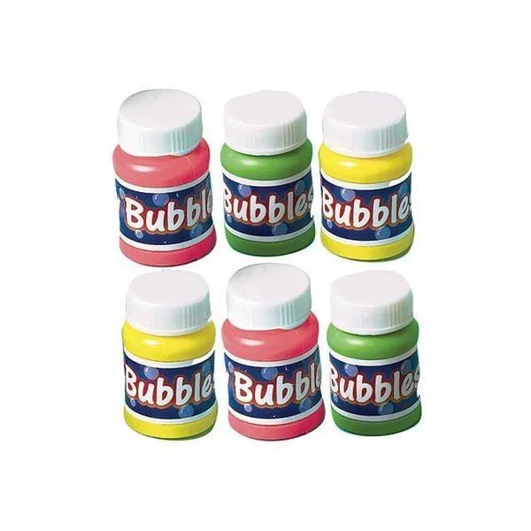 Mini bubbles party pack, 6 per package