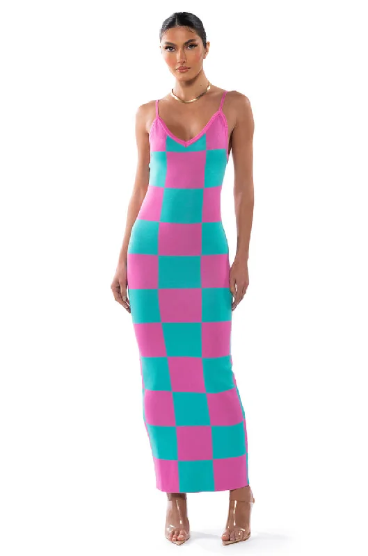 DON'T HAVE TO SAY MUCH KNIT MAXI DRESS