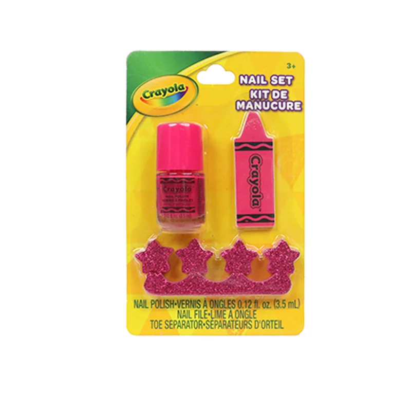 Pink Crayola Mini Nail Kit, 1 Count