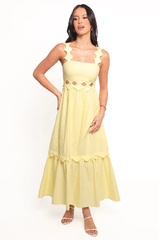 Dixie Maxi Dress - Yellow