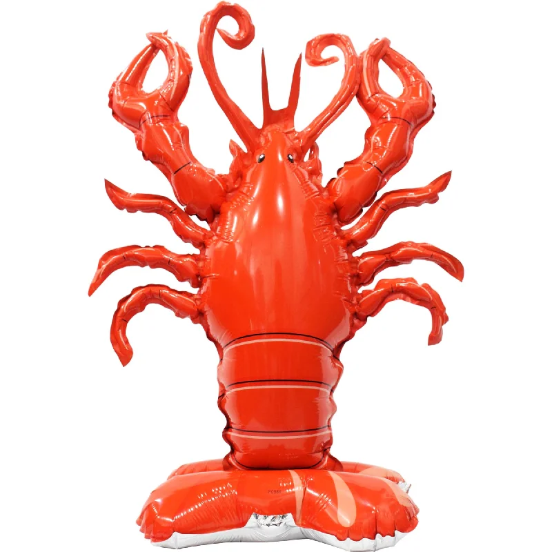 Lobster Mini Airloonz Standing Air-Filled Balloon, 25 Inches, 1 Count