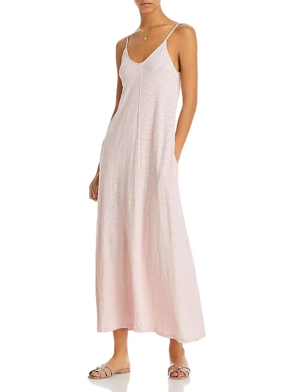 Womens Tank Slub Knit Maxi Dress