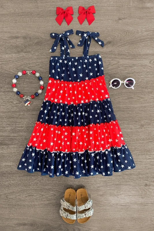 American Stars Ruffle Dress