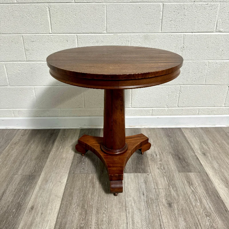 Small Round Wood Table