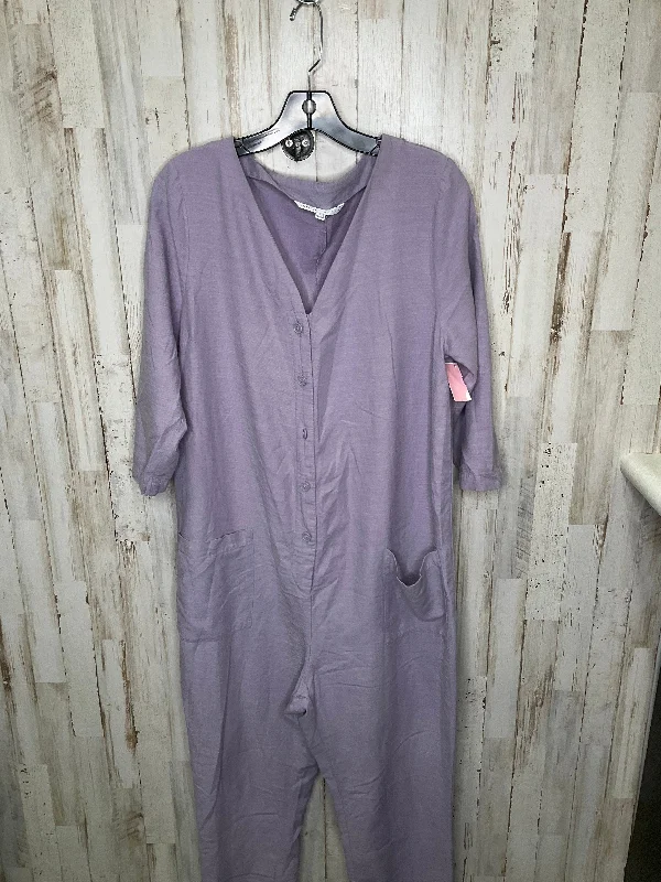 Jumpsuit By The Nines In Purple, Size: L