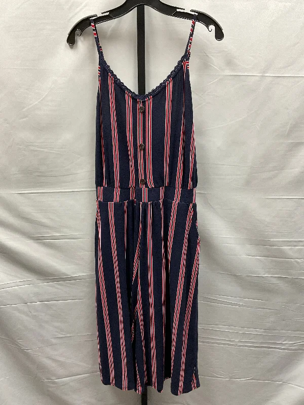 Blue & Red & White Jumpsuit Bobbie Brooks, Size Xl