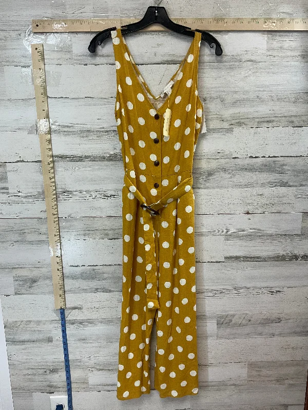 Yellow Jumpsuit Monteau, Size M