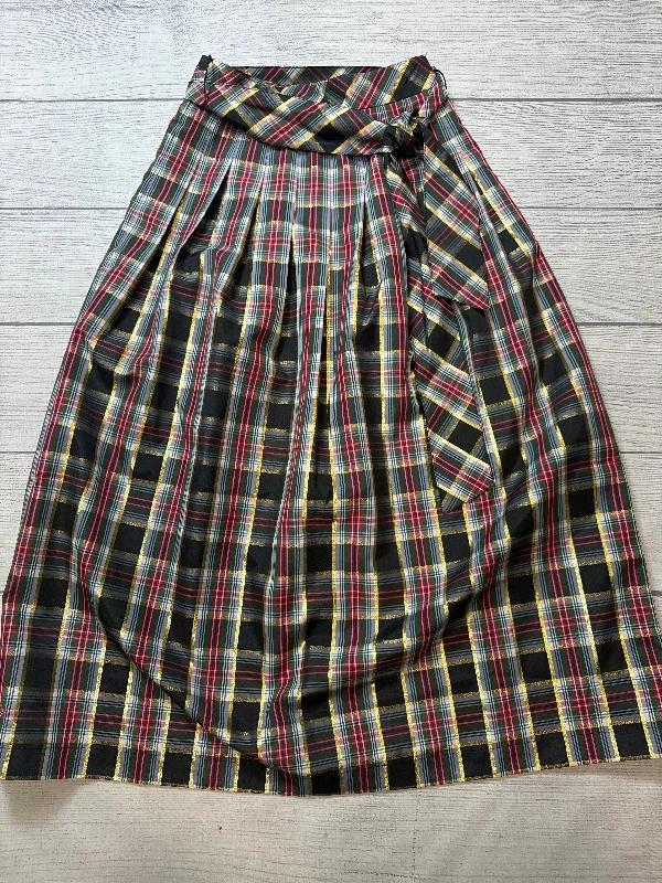 Skirt Maxi By Talbots In Plaid Pattern, Size: 2