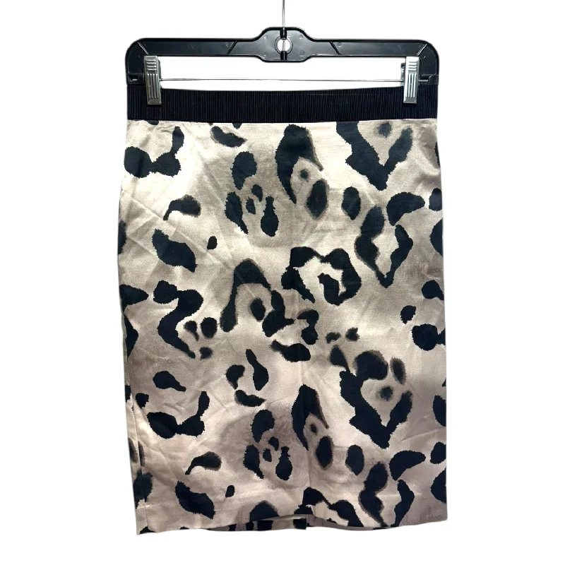 Skirt Midi By Ann Taylor In Animal Print, Size: 2p