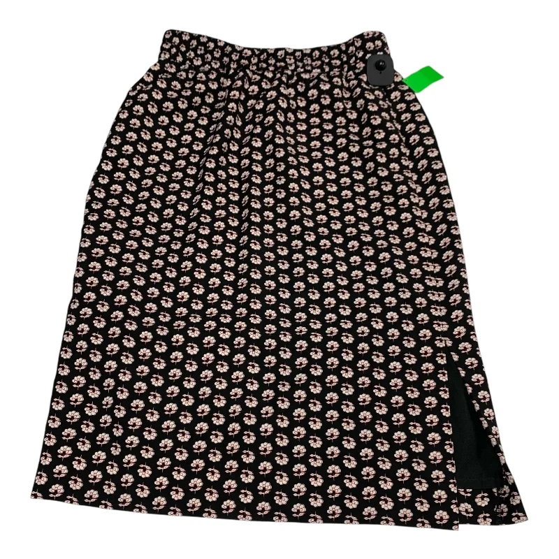 Skirt Midi By J. Crew In Black, Size: Xs