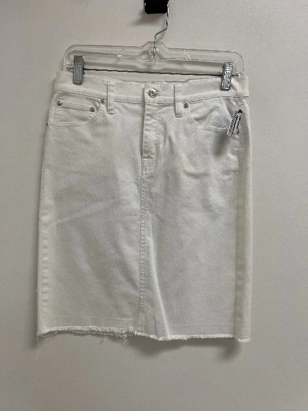 Skirt Midi By J. Crew In White, Size: 2